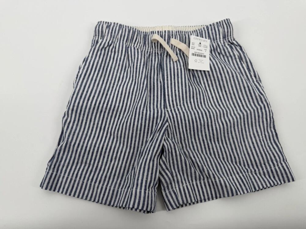 J Crew Crewcuts Boys' linen-blend drawstring dock short Boys Size 6 NWT